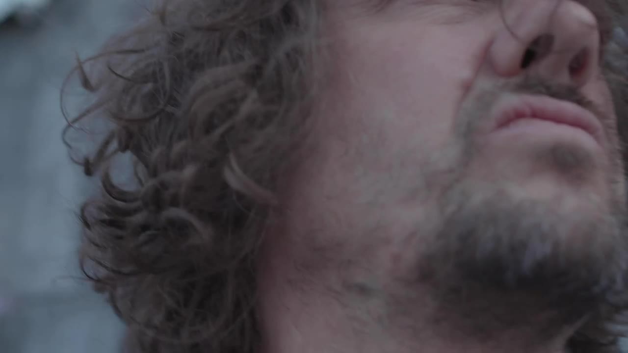 Video Stock Punk Man Shakes His Head In The Street Closeup Live Wallpaper Free - Free Download