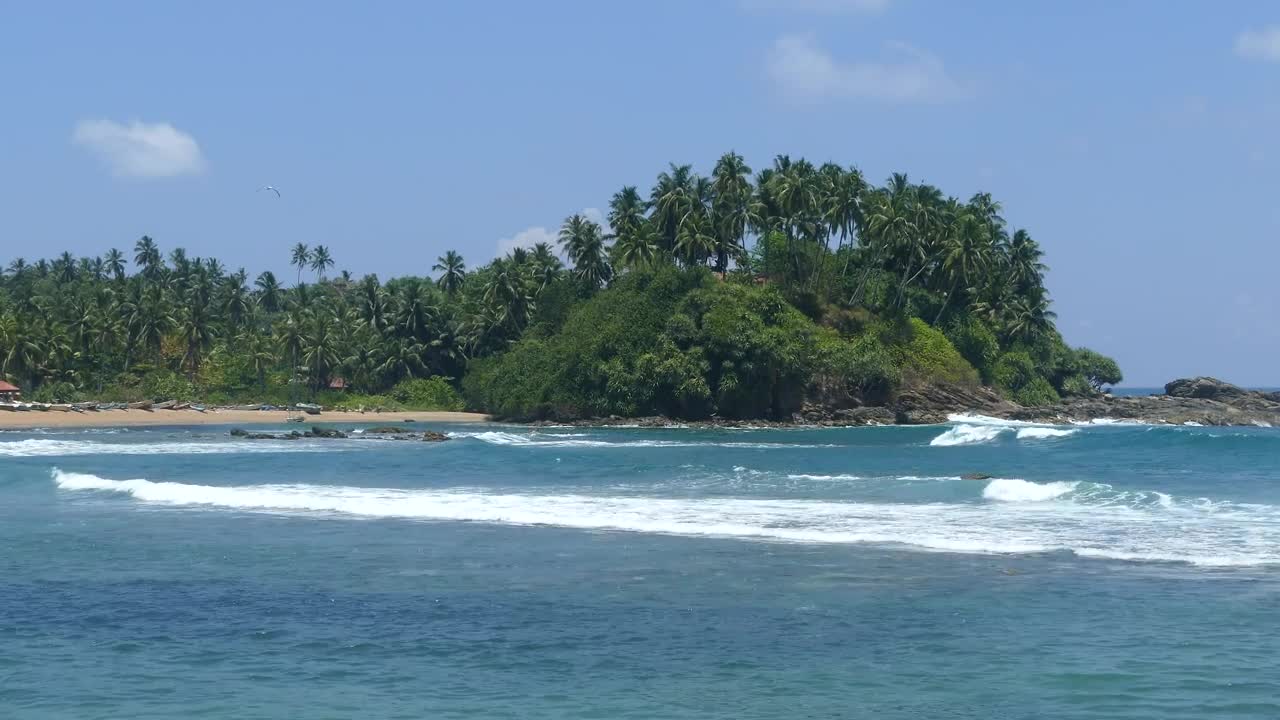 Stock Footage Waves Arriving At A Tropical Beach Live Wallpaper - Free Download