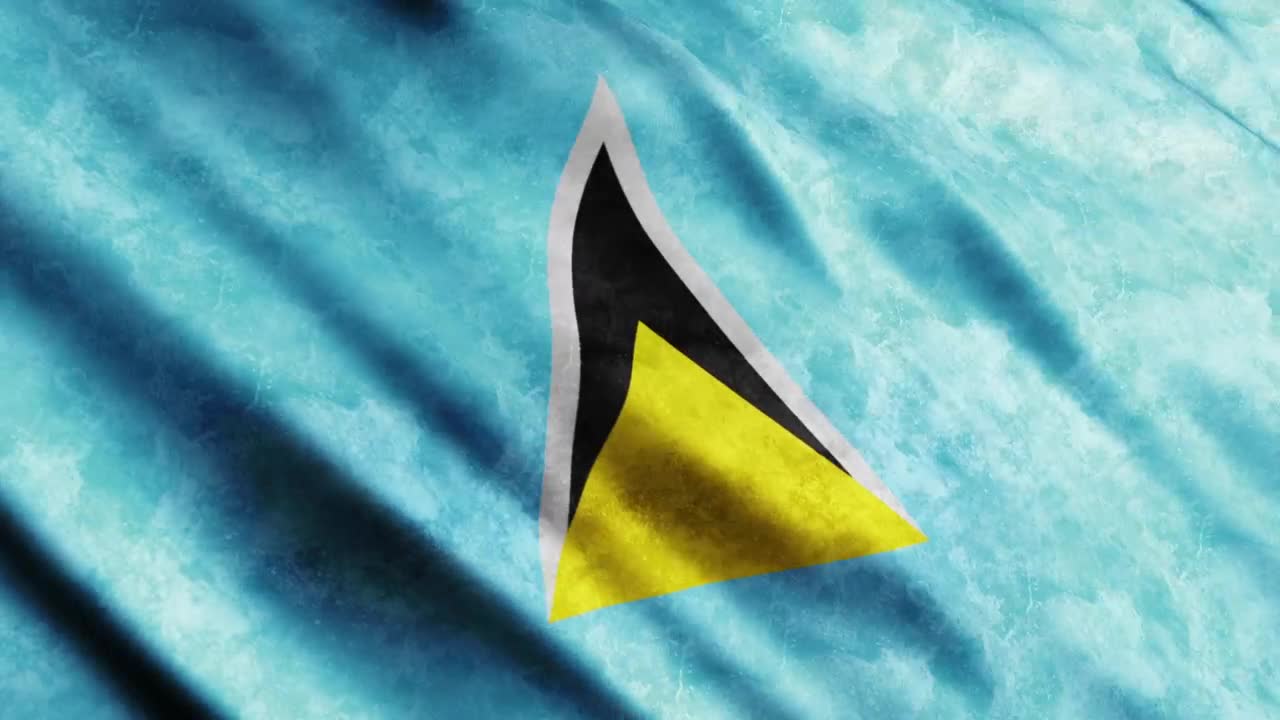 Free Stock Video Saint Lucia D Render Faded Flag Live Wallpaper - Free Download