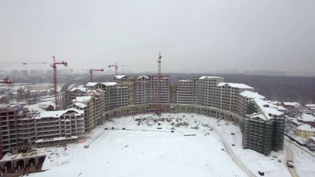 Stock Video Large Apartment Block Under Construction Smal Animated Wallpaper - Free Download