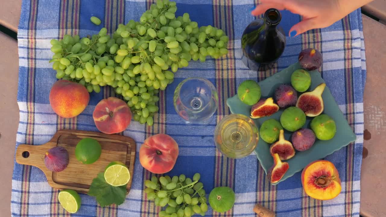 Stock Video Fresh Fruit And Wine For Lunch Live Wallpaper For PC - Free Download