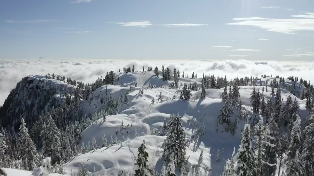 Free Video Stock Snowy Hills With Clouds Live Wallpaper - Free Download