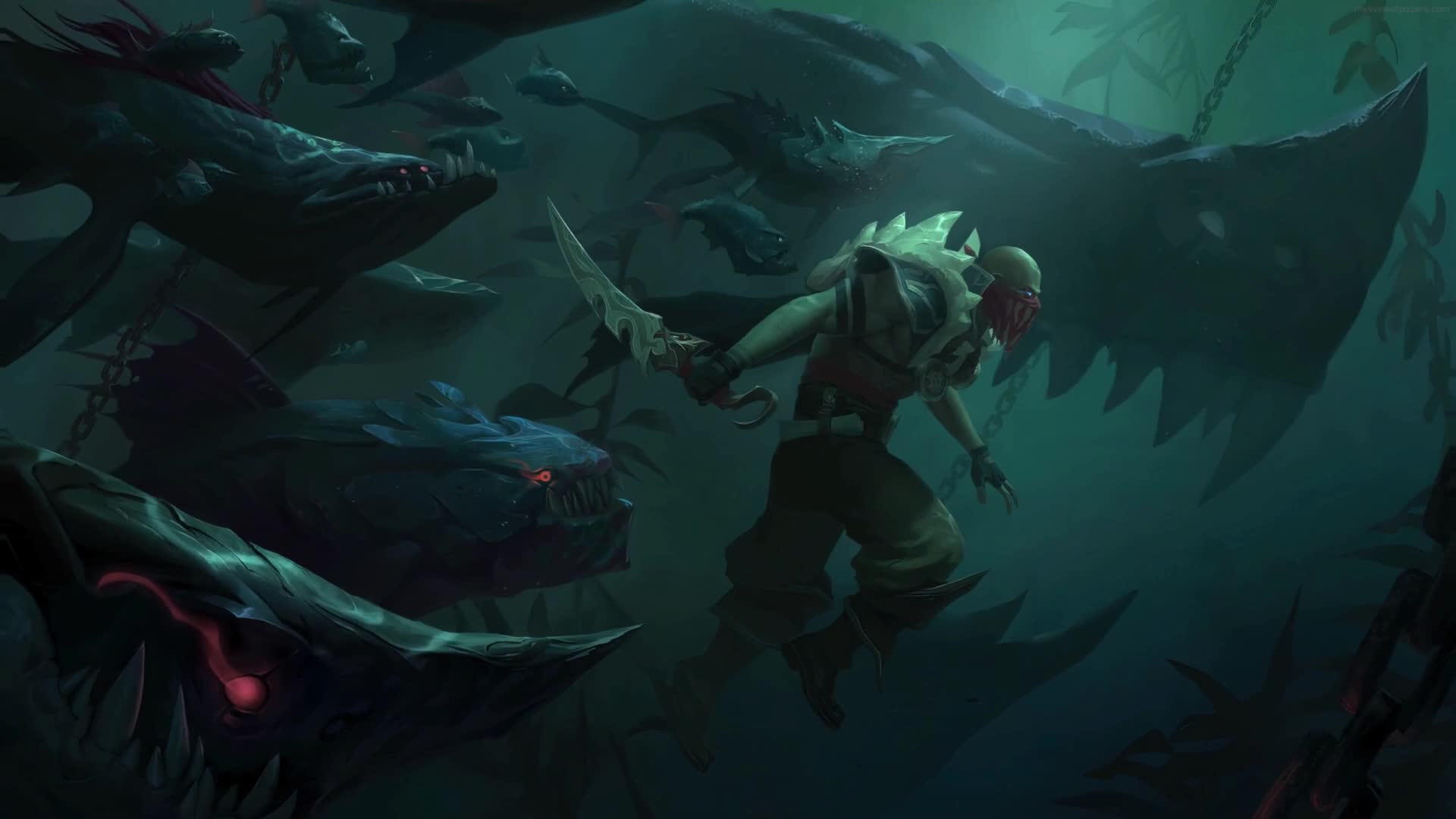 Pyke League of Legends Game Live Wallpaper - Free Download