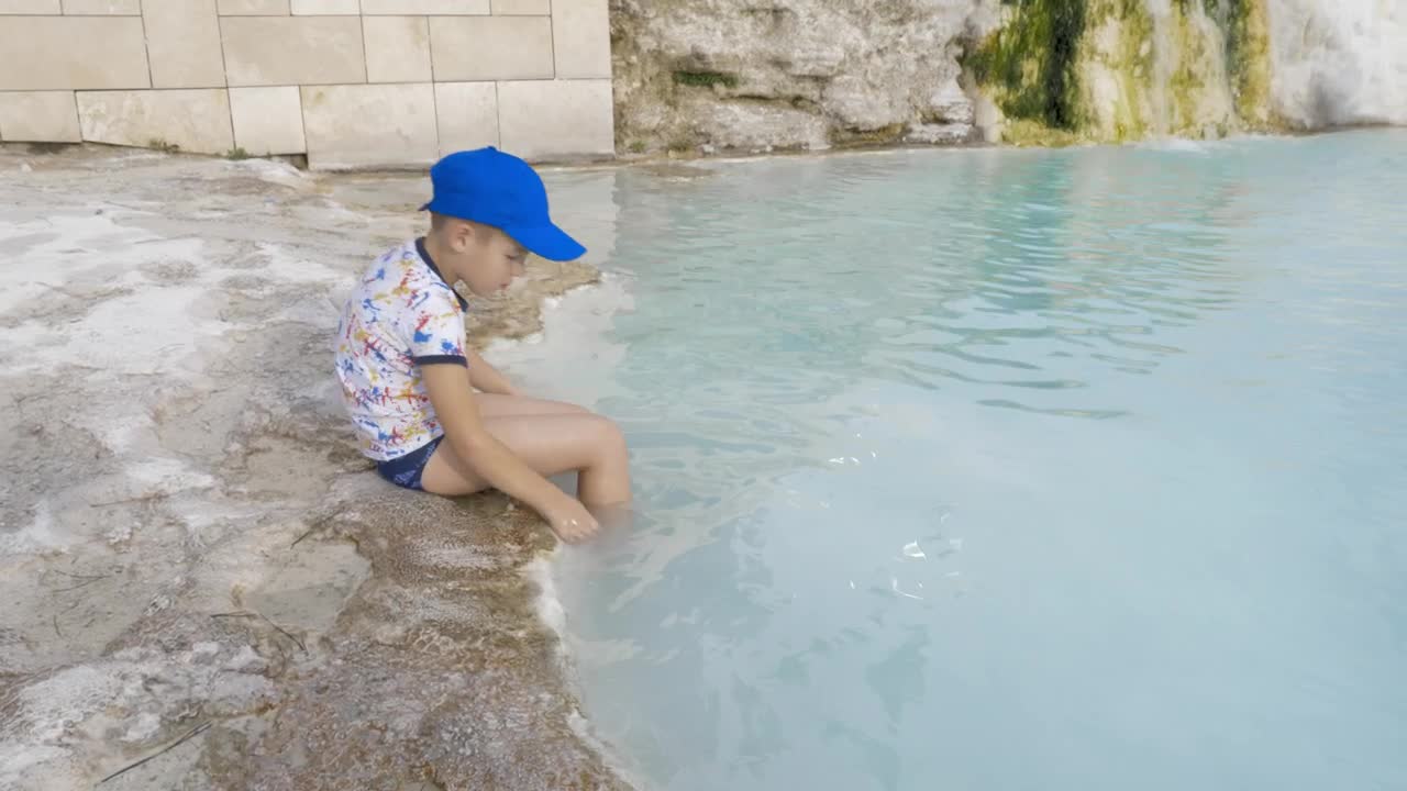 Video Stock Child Playing At Travertine Terrace Live Wallpaper For PC - Free Download