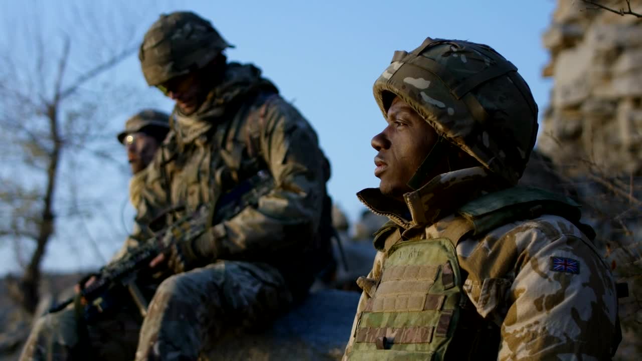 Free Video Stock Soldier Thinking Outdoors Live Wallpaper - Free Download