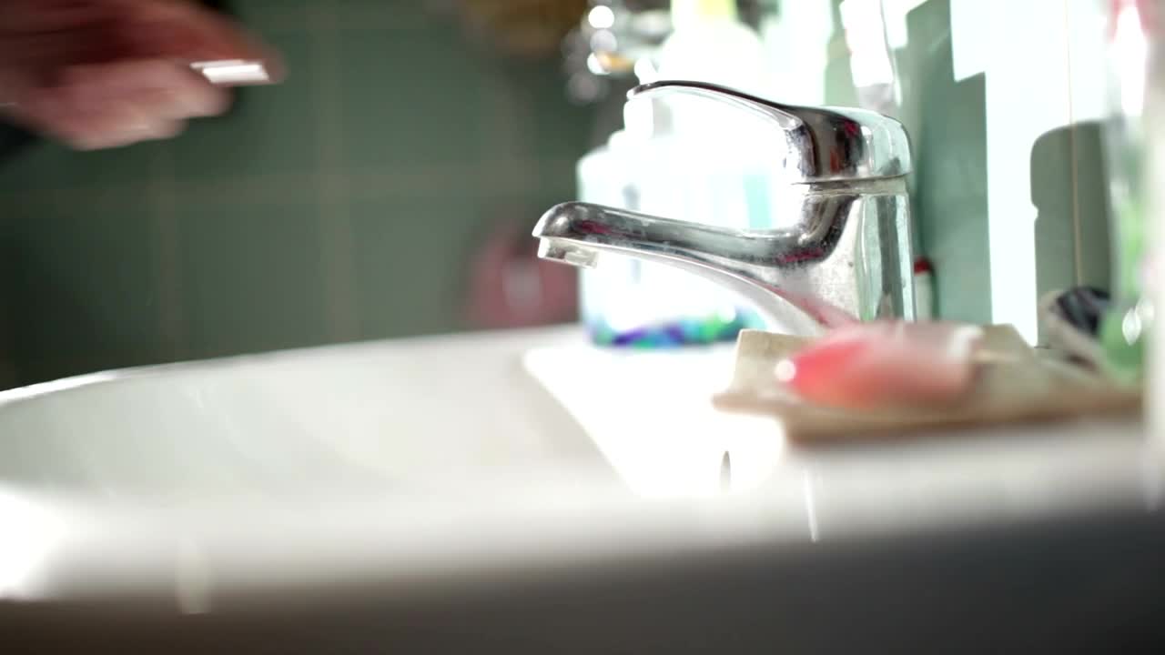 Stock Footage Washing Hands With Hot Water Live Wallpaper - Free Download