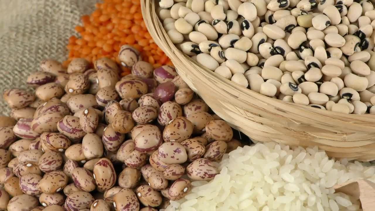 Stock Video Legumes Concept Spinning Shot Animated Wallpaper - Free Download