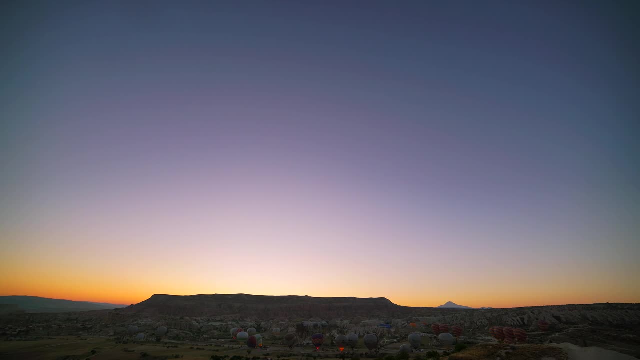 Stock Video Hot Air Balloons Flying In The Clear Sky Animated Wallpaper - Free Download