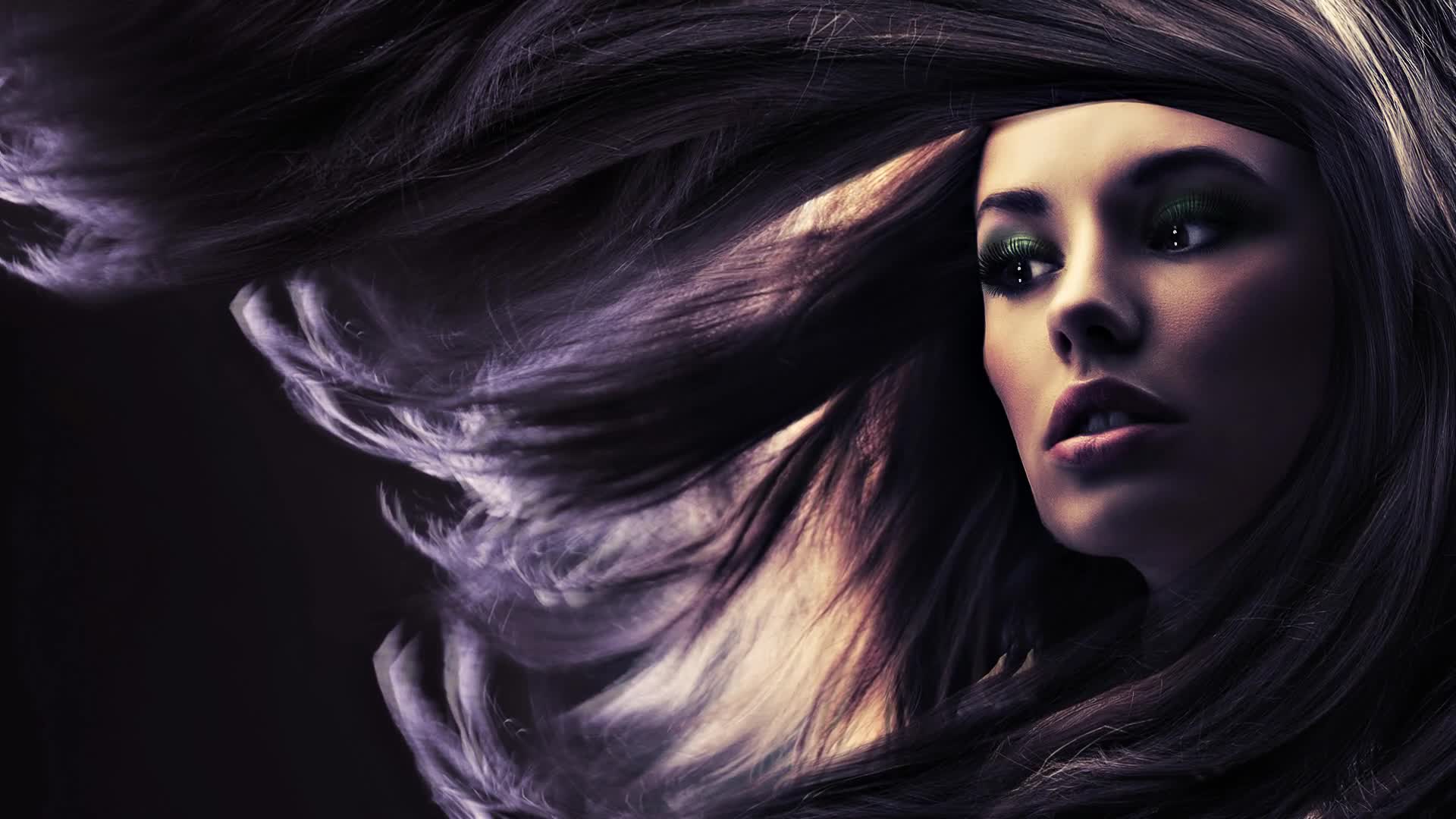 Beautiful  Babe  Face  Hairs  Live  Wallpaper - Free Download