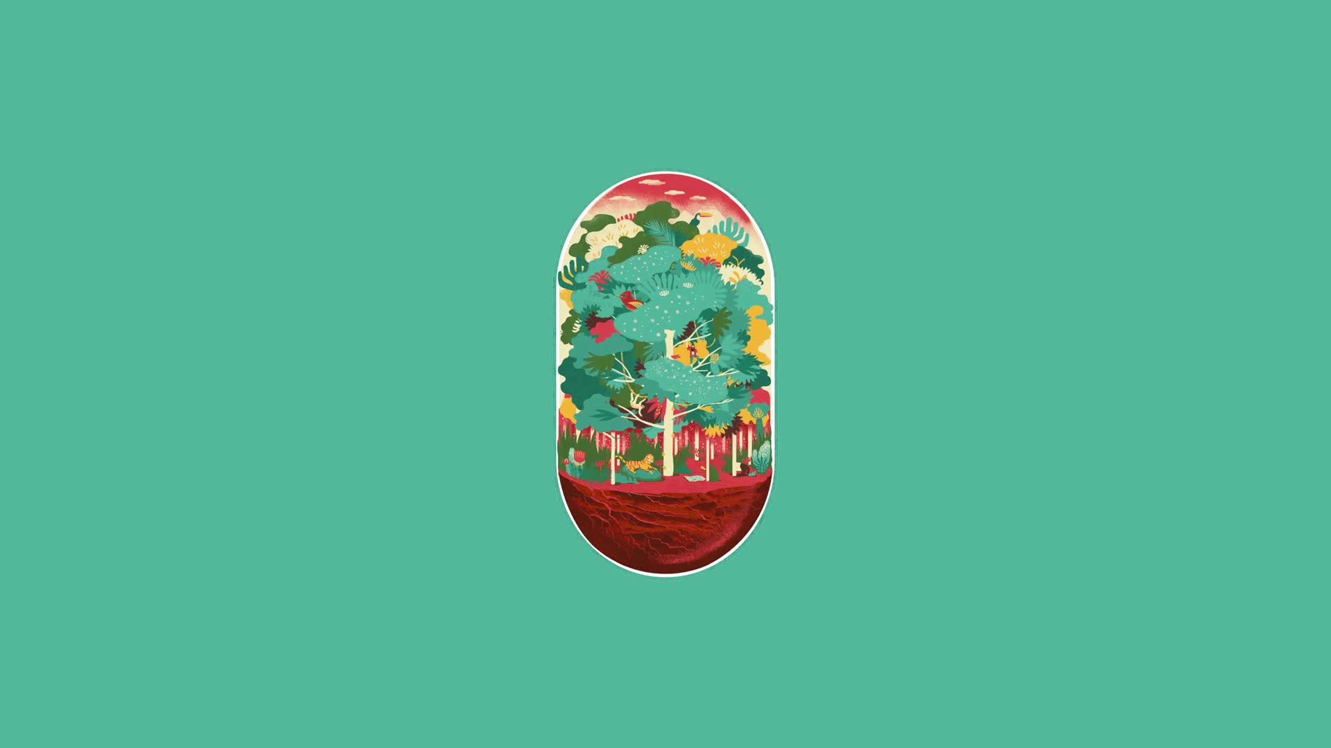 Jungle Capsule Minimalism Live Wallpaper - Free Download