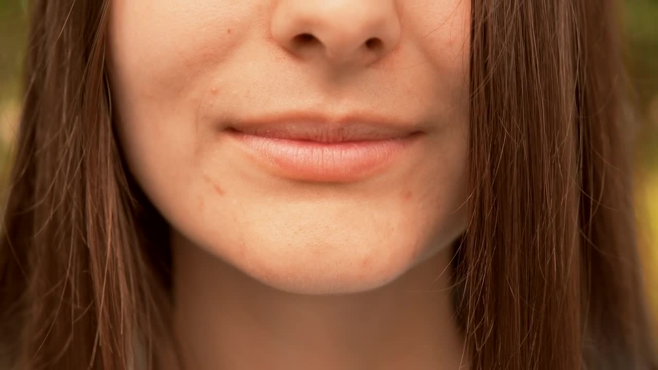 Free Stock Video Shot Focused On A Girls Smile Live Wallpaper - Free Download