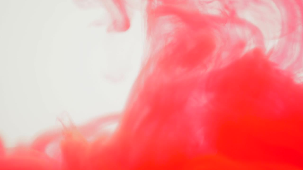 Video Stock Red Color Mixed In Water With A White Background Live Wallpaper Free - Free Download
