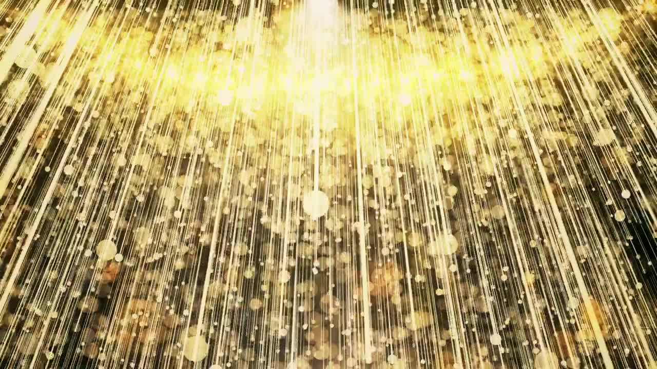 Stock Video Lluvia De Destellos Dorados D Background Animated Wallpaper - Free Download