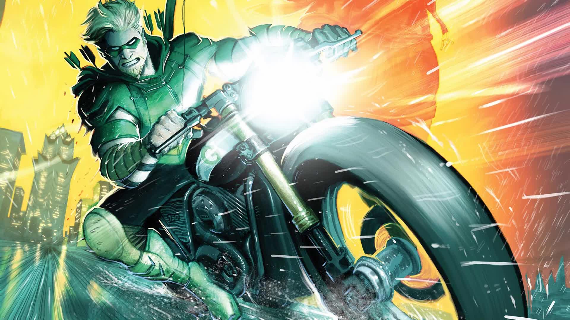 Green  Arrow  Bike  Comics  Live  Wallpaper - Free Download