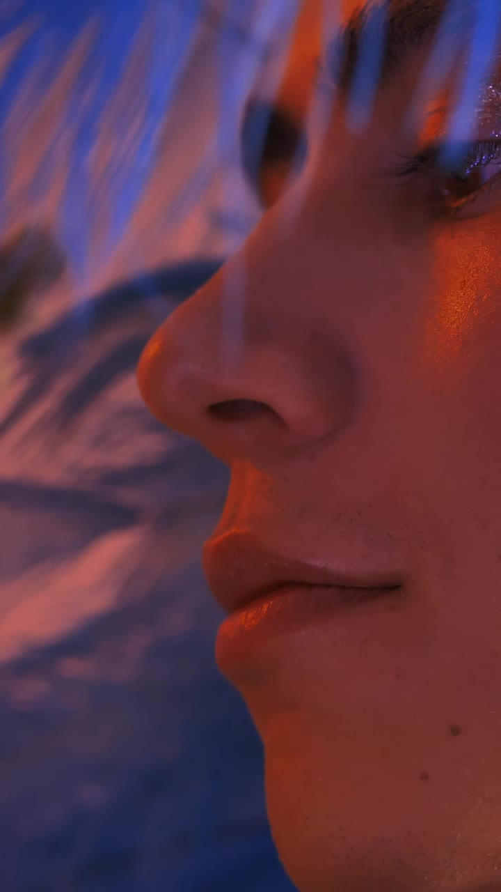 Stock Video Face Of A Gay Man Smelling Flowers Live Wallpaper For PC - Free Download