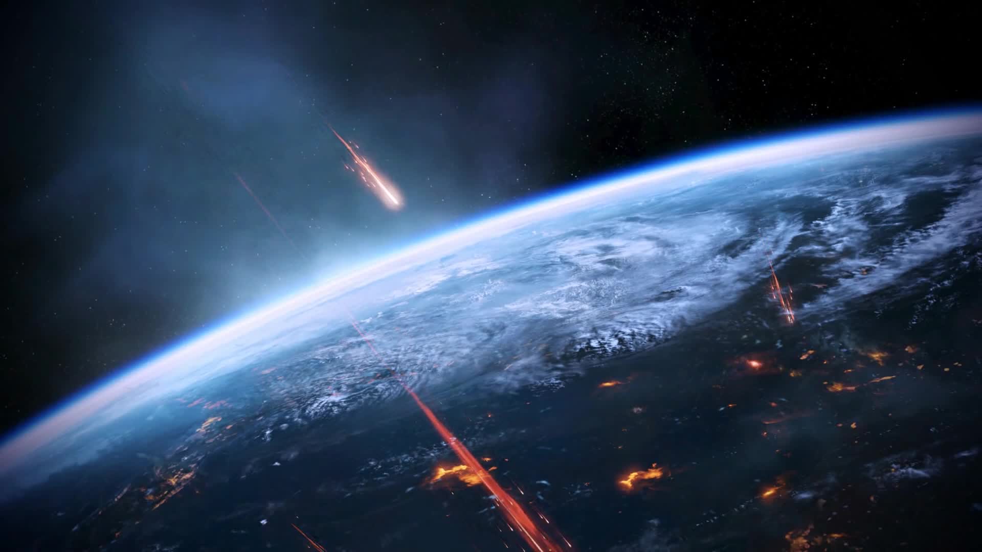 Mass Effect 3 Earth Under Siege Dreamscene Video Wallpaper - Free Download