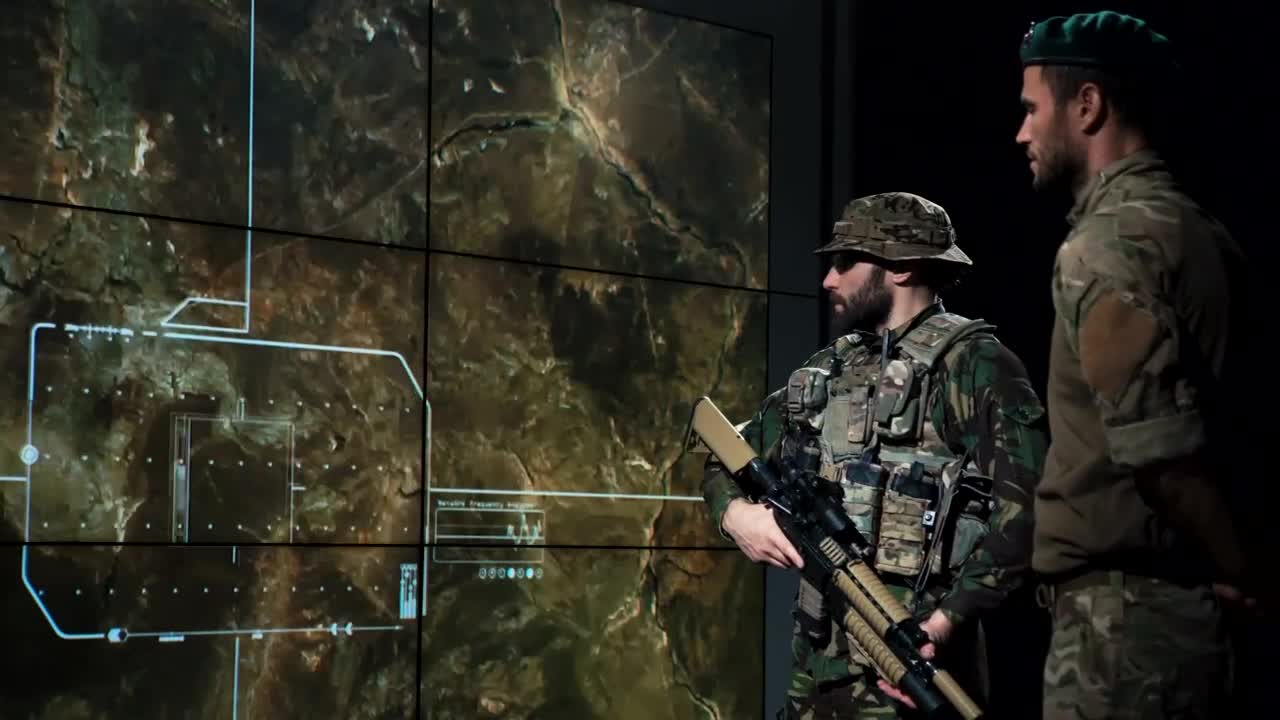 Stock Video Military Men Watching Rocket Launch In The Scree Animated Wallpaper - Free Download