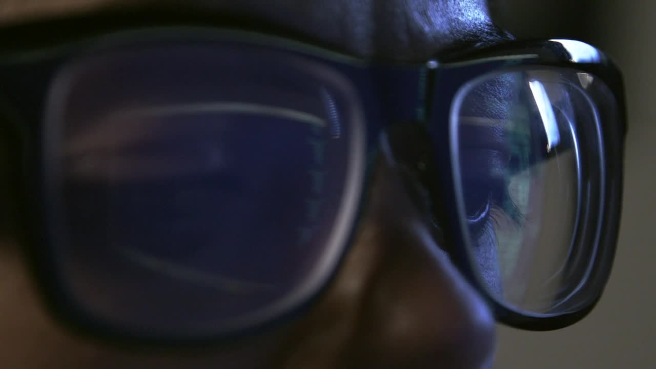 Stock Video Code Reflecting On Glasses Live Wallpaper For PC - Free Download