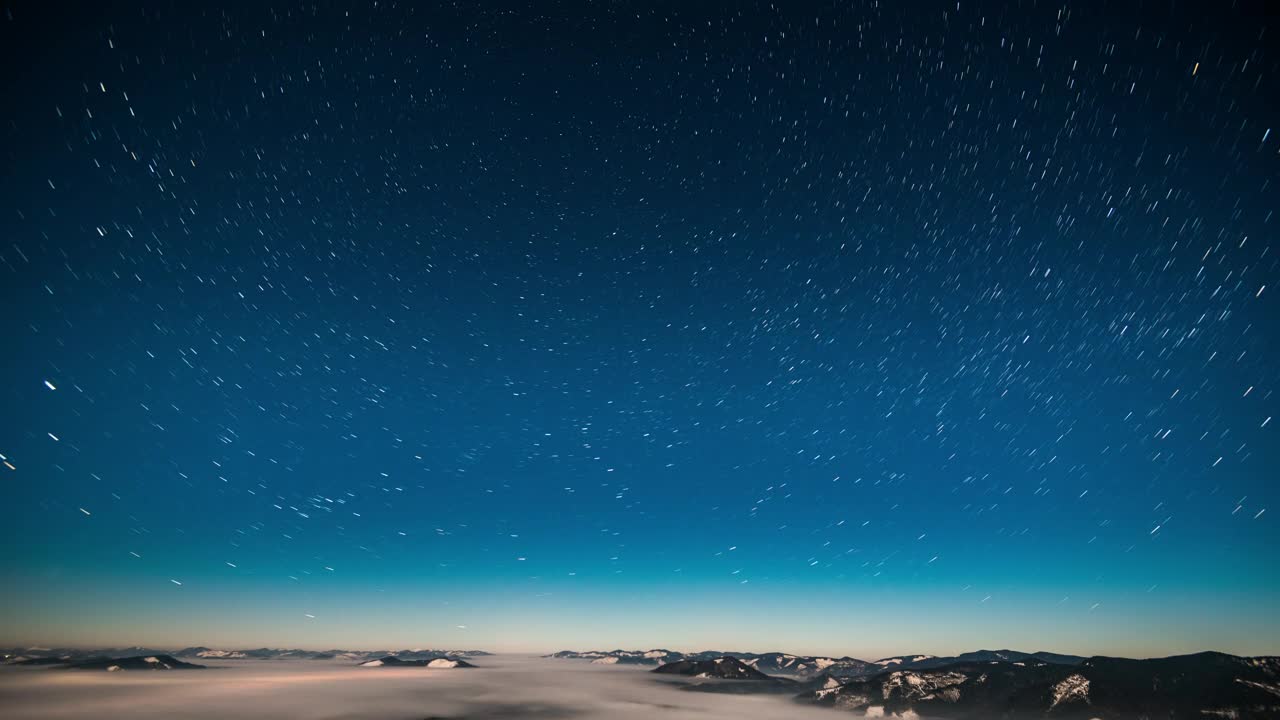 Free Video Stock Starry Sky At Night Over The Mountains Live Wallpaper - Free Download