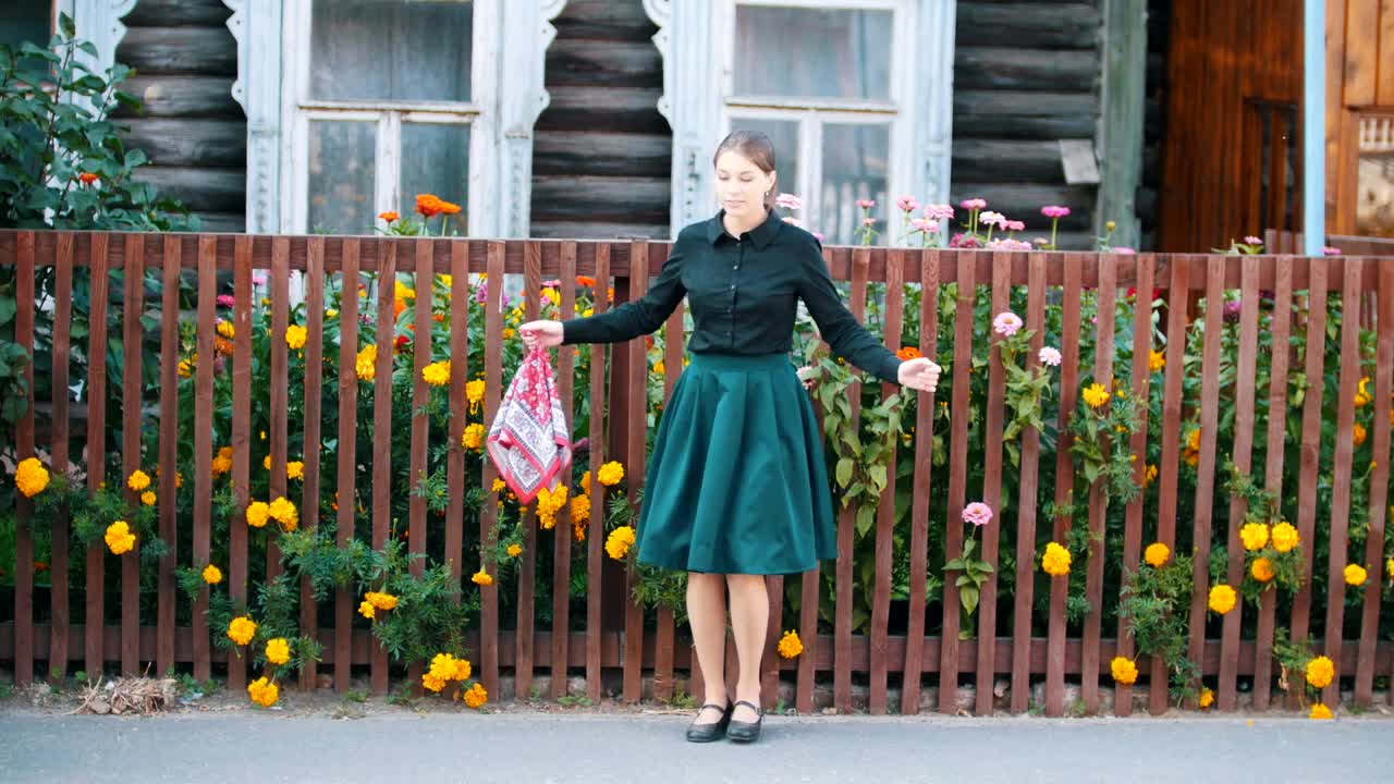 Free Stock Video Young Woman Tap Dancing Happily In The Street Live Wallpaper - Free Download