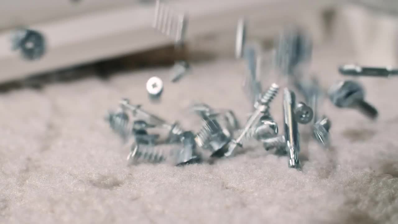 Free Stock Video Screws Falling To A Mat Live Wallpaper - Free Download