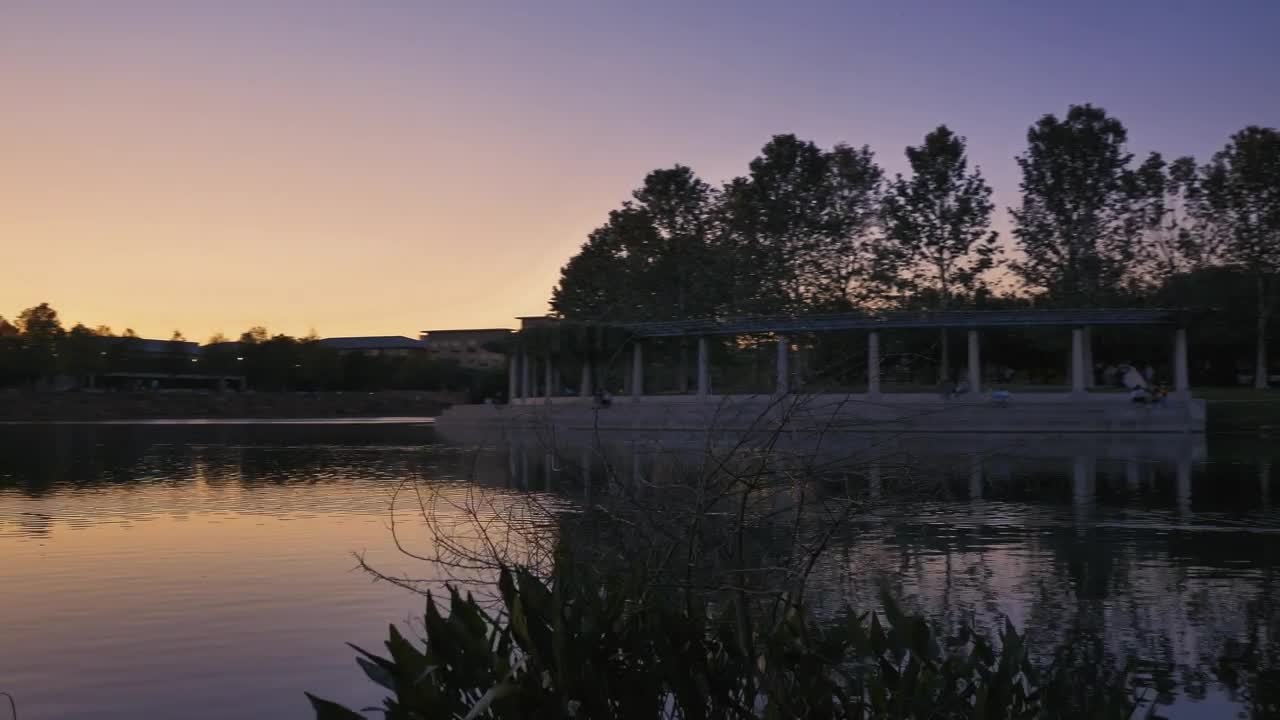Stock Video Panorama On A Lake During Sunset Live Wallpaper - Free Download