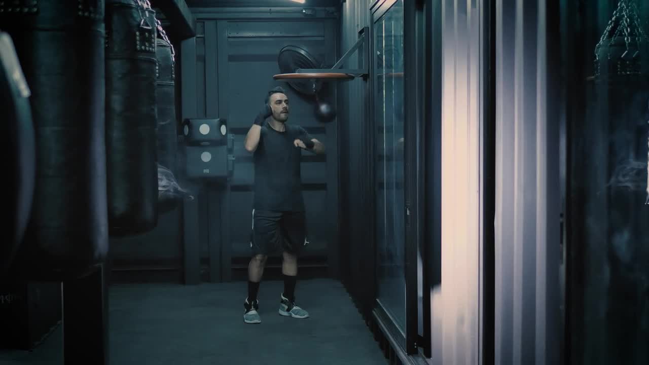 Stock Video Man Hitting A Speed Ball Animated Wallpaper - Free Download