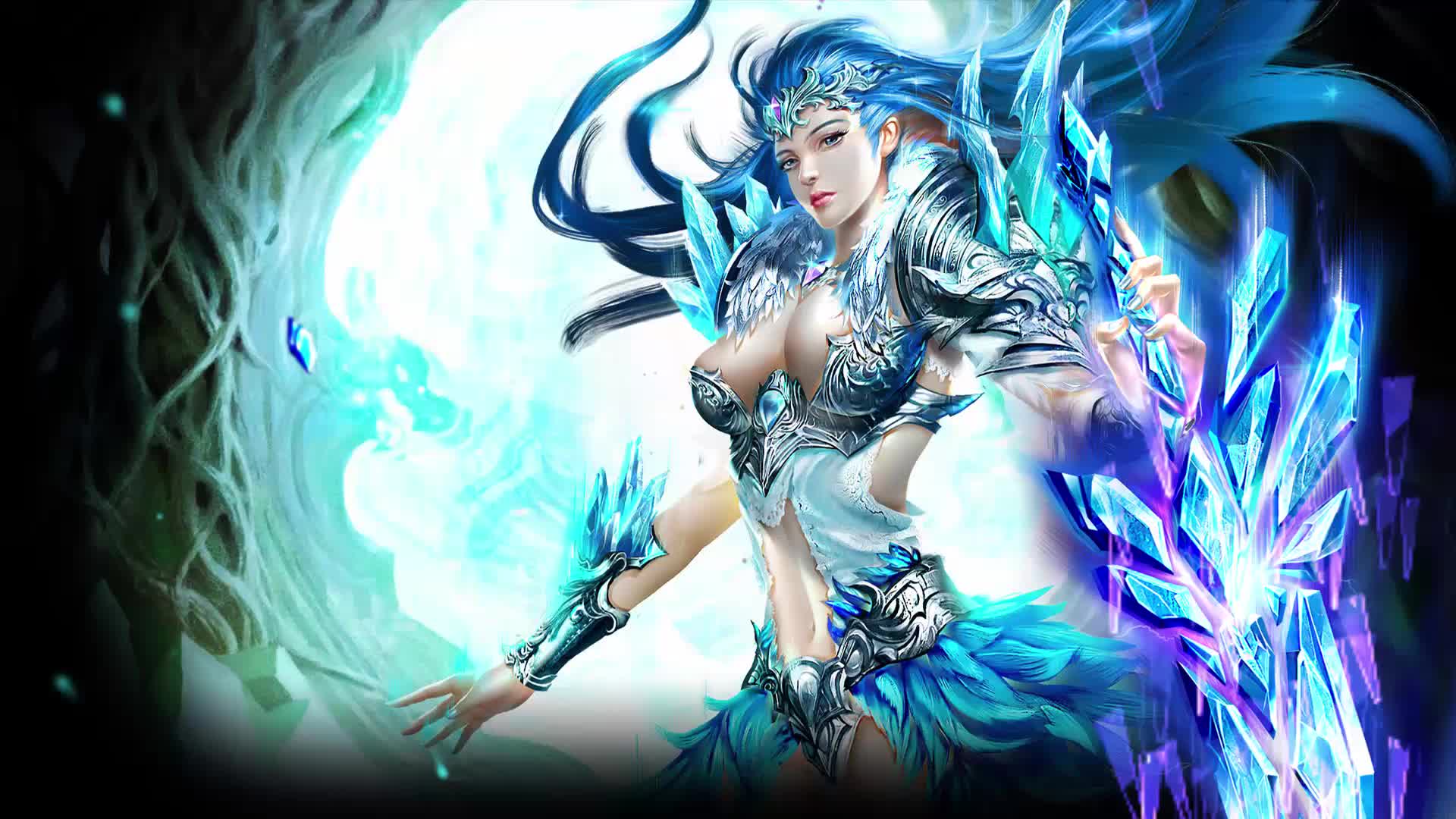 Dragon Awaken Game Frost Queen HD Live Wallpaper - Free Download