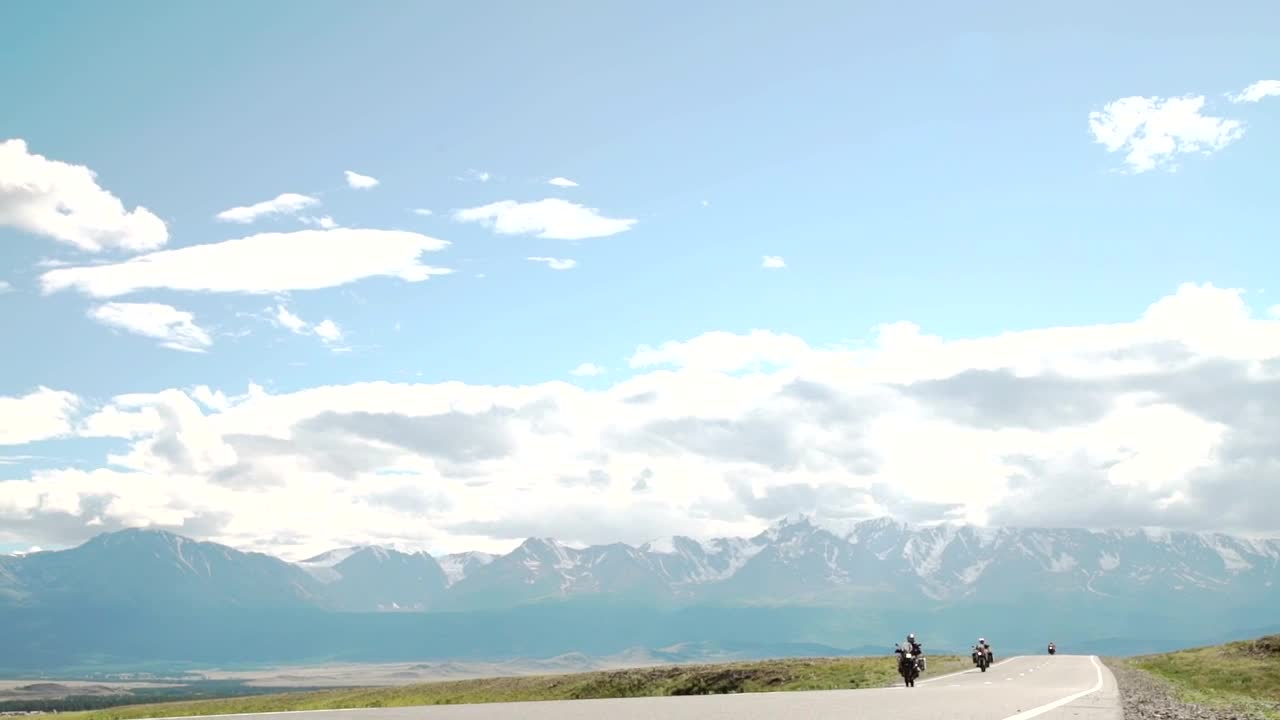 Stock Video Motorcycle Choppers Ride Down Mountain Road Live Wallpaper - Free Download
