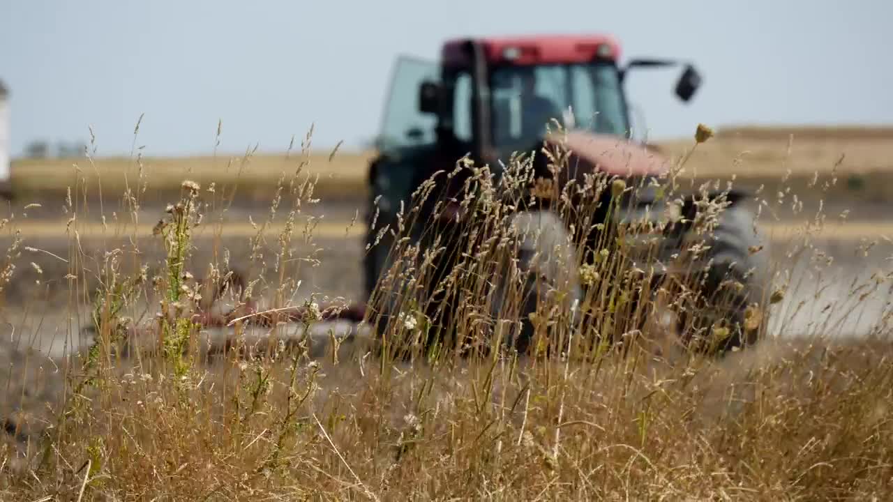 Free Video Stock tractor driving in the field Live Wallpaper - Free Download