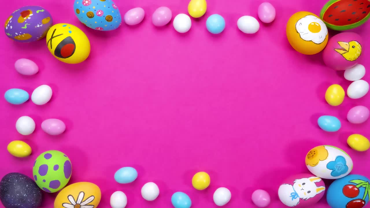 Stock Video Cool Easter Title Background Live Wallpaper For PC - Free Download