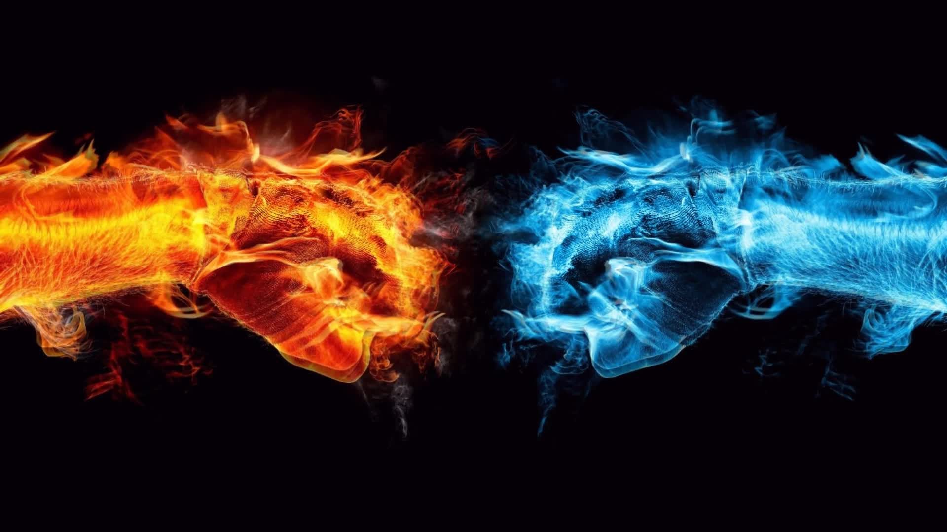 Red  Vs  Blue  Fist  Live  Wallpaper - Free Download