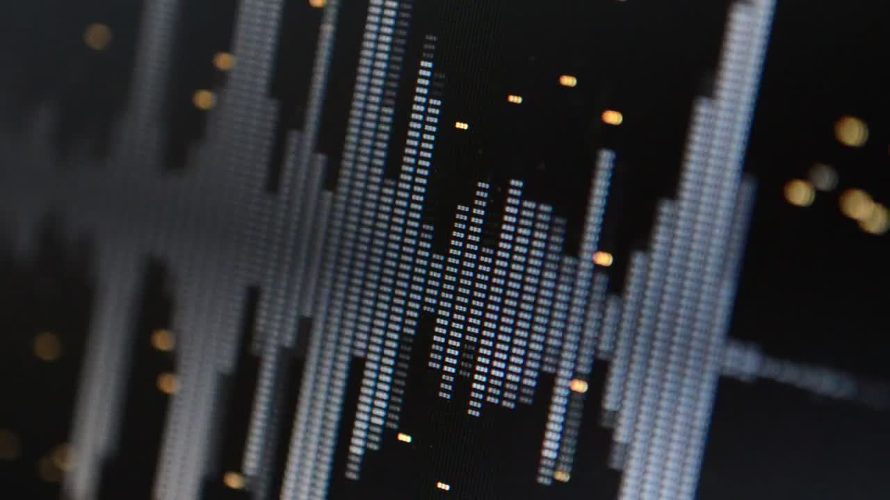 Stock Video Digital Equalizer Close Up Live Wallpaper For PC - Free Download