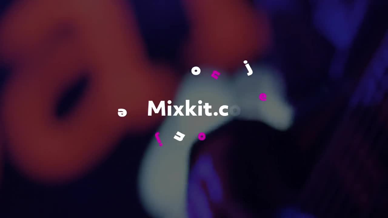 Free Video Stock swirling letters title Live Wallpaper - Free Download