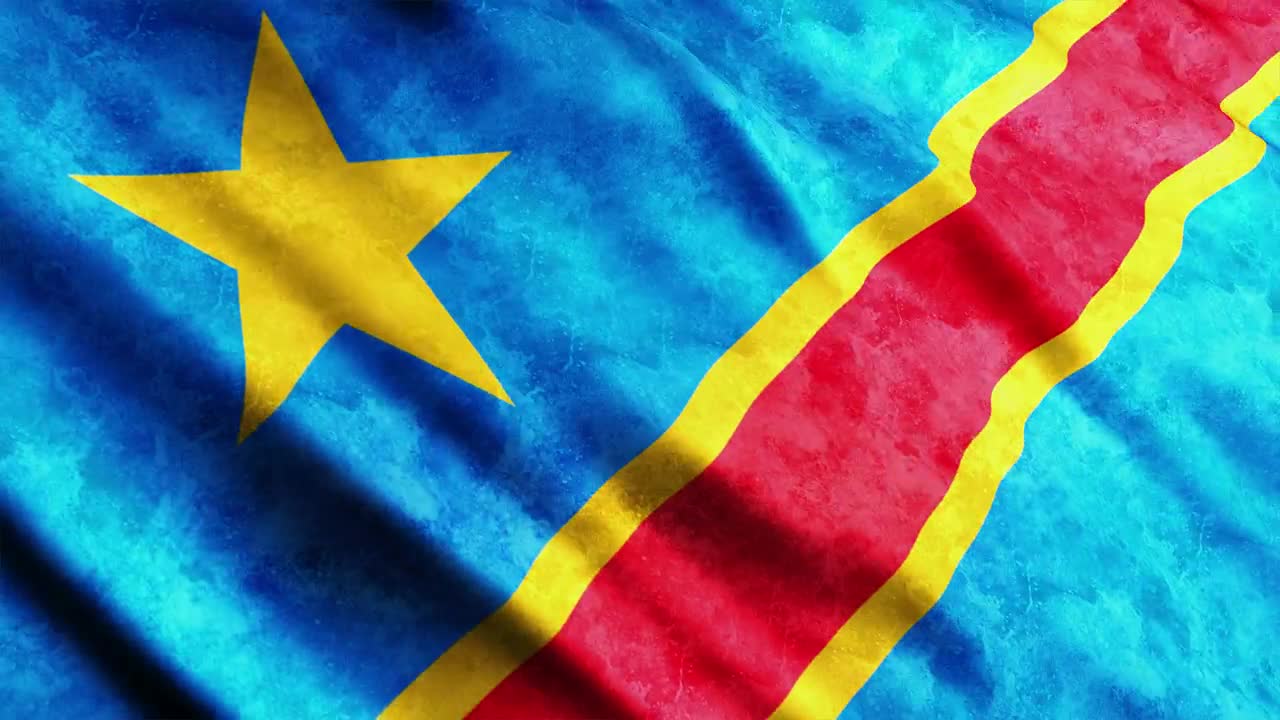 Stock Video Democratic Republic Of The Congo D Render Flag Live Wallpaper For PC - Free Download