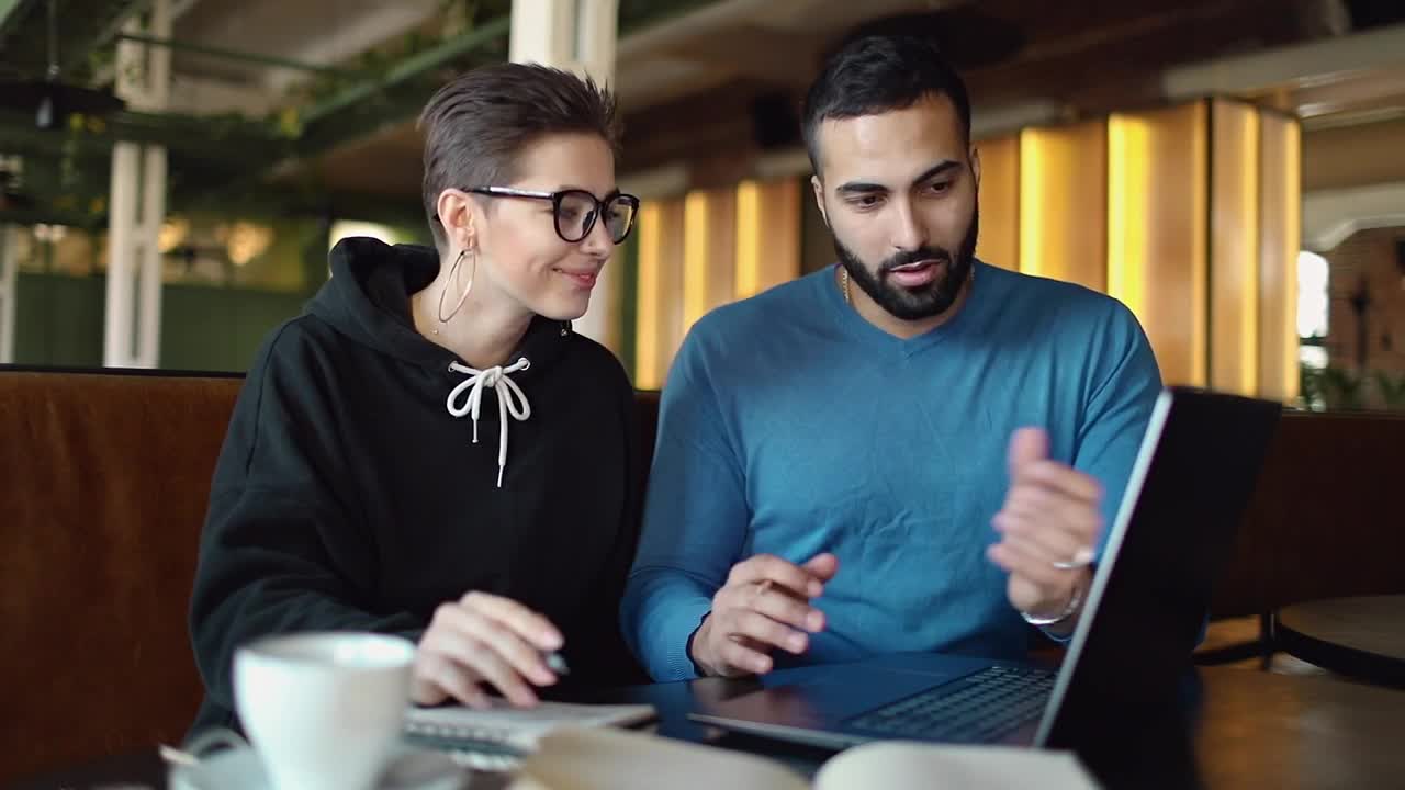 Stock Video Creative Duo Celebrate Project Success With Fist Bump Live Wallpaper For PC - Free Download