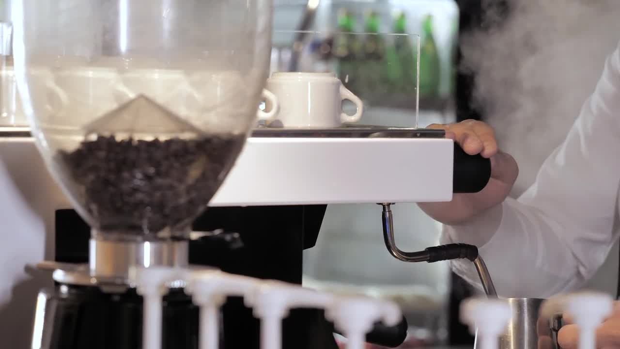 Free Stock Video Serving An Espresso In A Cup Of A Coffee Pot Live Wallpaper - Free Download
