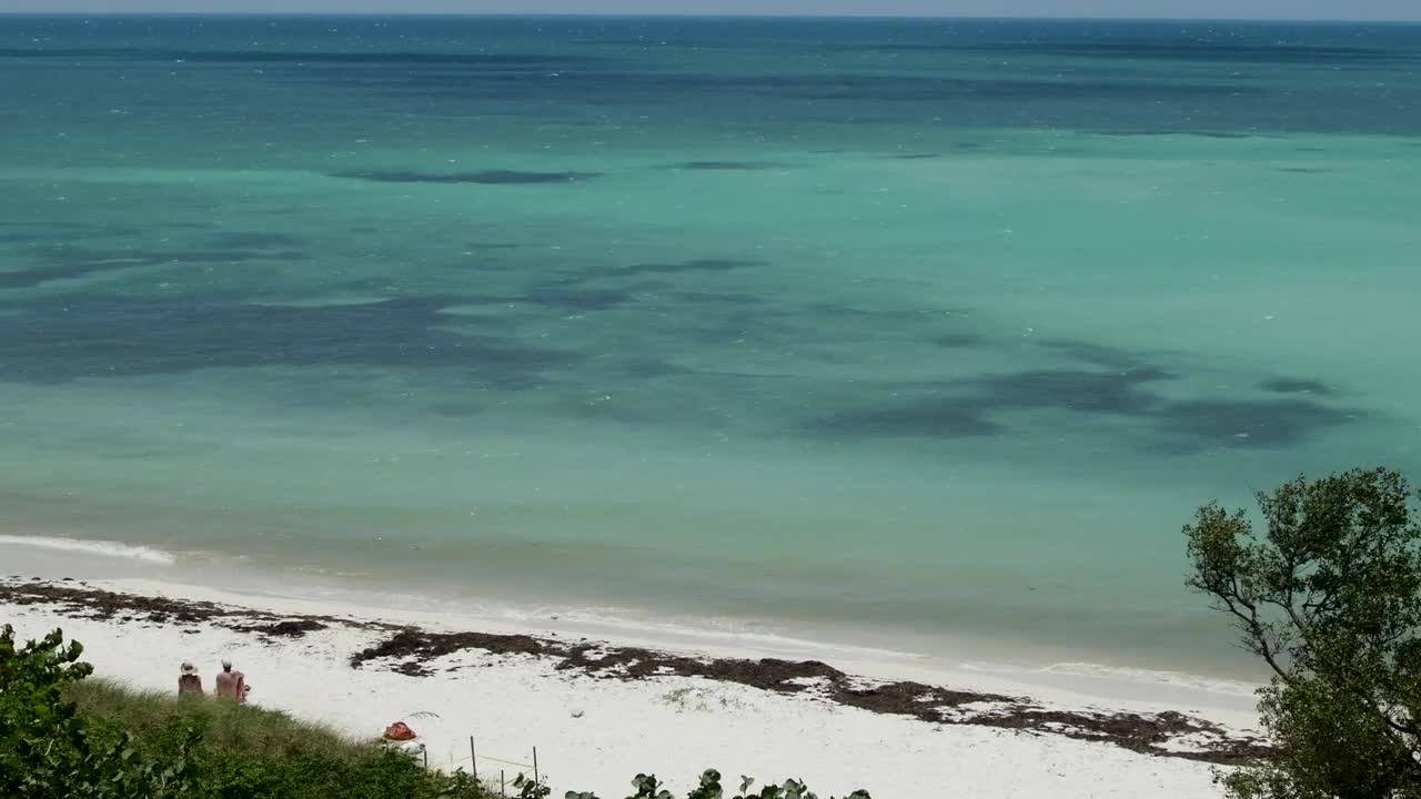 Free Stock Video Turquoise Blue Sea Seen From The Heights Live Wallpaper - Free Download