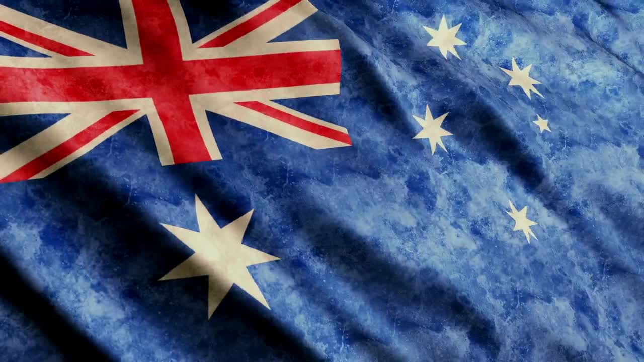 Stock Footage Waving Australia Flag Live Wallpaper - Free Download