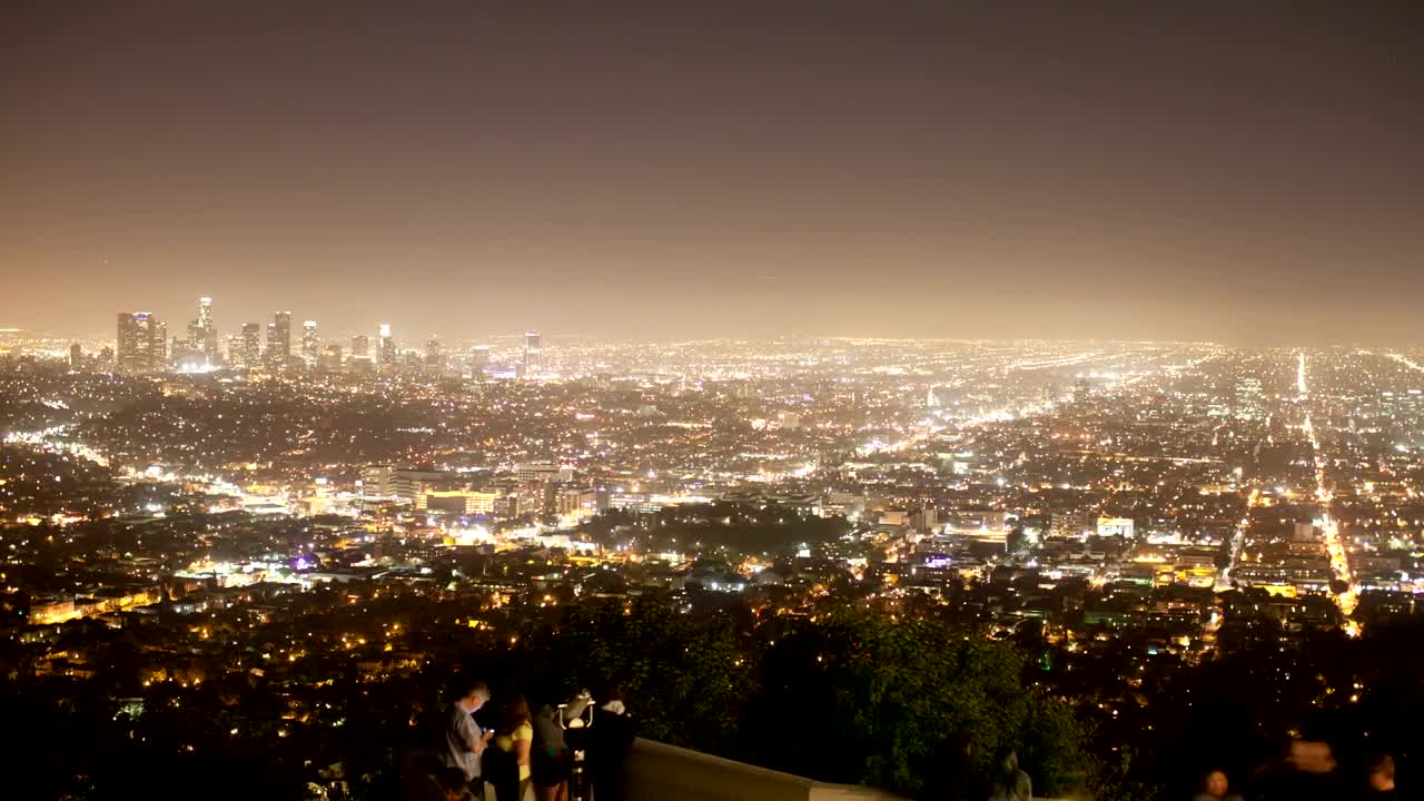 Stock Footage View Deck Over A City At Night Live Wallpaper - Free Download
