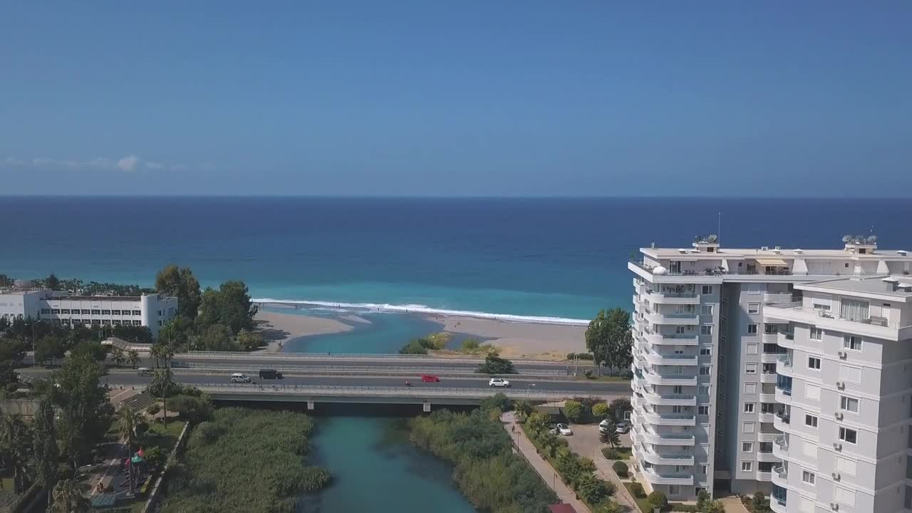 Stock Video Hotels By The Sea Animated Wallpaper - Free Download