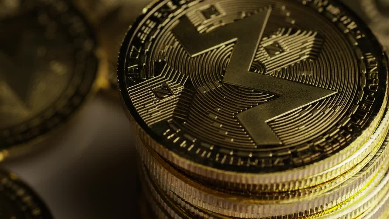 Free Video Stock Stack Of Monero Coins Rotating Live Wallpaper - Free Download