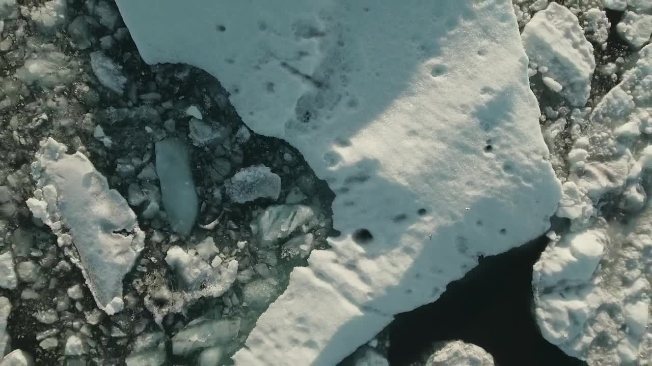 Stock Video Large Ice Fields Top Shot Animated Wallpaper - Free Download