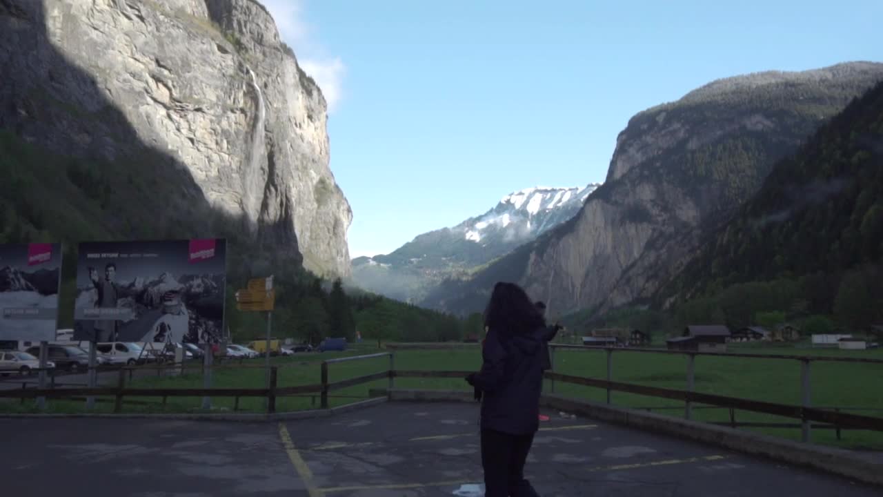 Stock Video Mountains Seen From A Viewpoint Live Wallpaper - Free Download