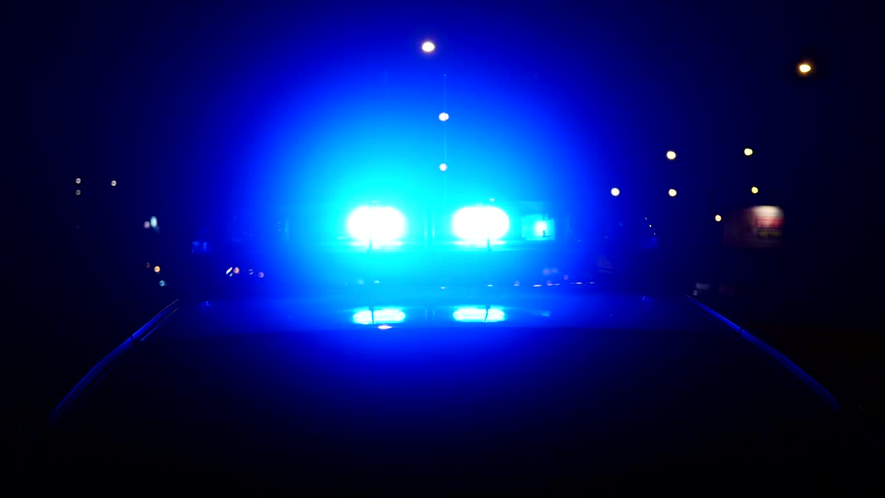 Video Stock Police Car Lights Flashing Live Wallpaper Free - Free Download