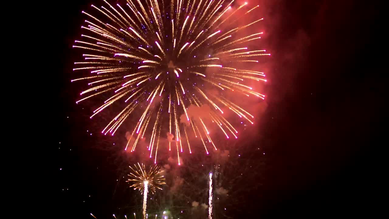 Stock Video Fireworks Rising From The Bottom Live Wallpaper For PC - Free Download