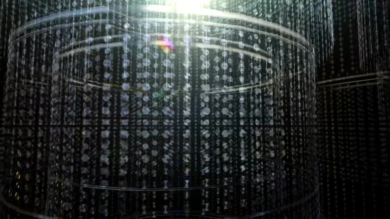 Stock Video Flying Between Virtual Chandeliers Live Wallpaper For PC - Free Download