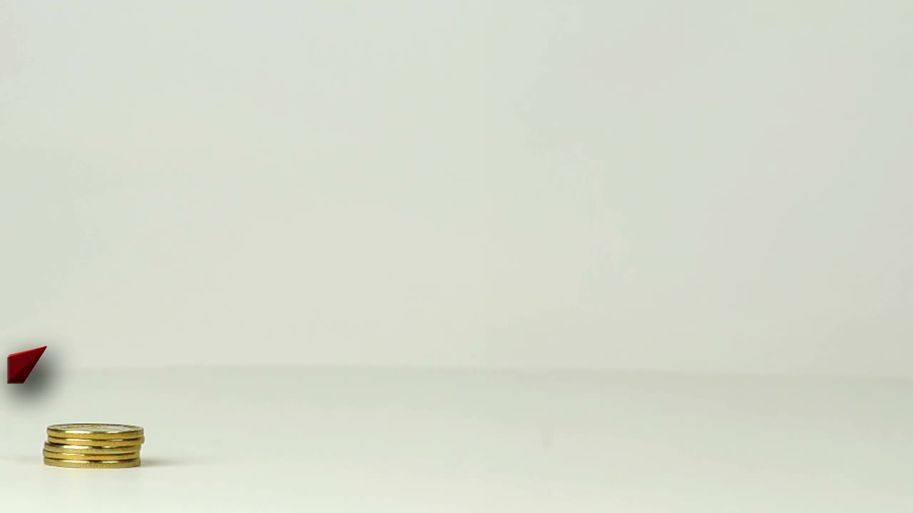 Stock Video Graph Of Money Growing With Coin Towers Underneath Live Wallpaper For PC - Free Download