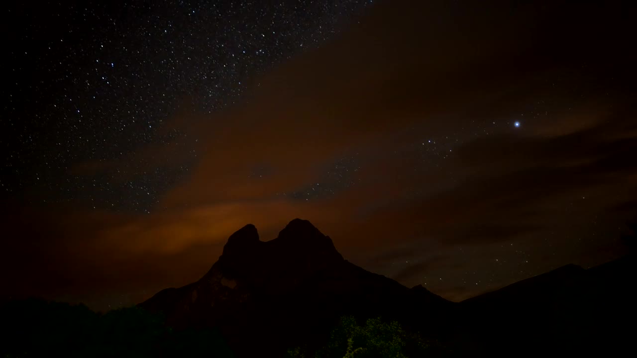 Stock Video Mountain During The Night Until Dawn Live Wallpaper - Free Download
