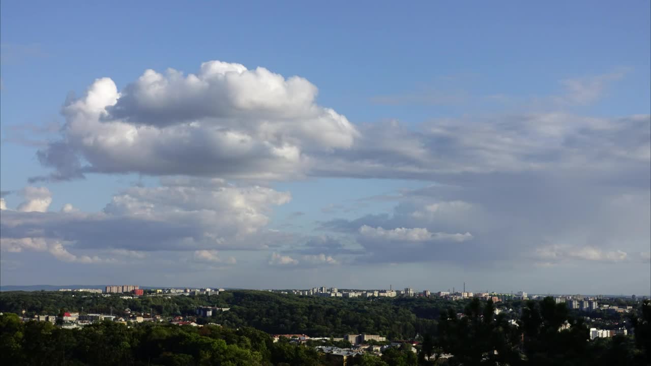 Video Stock Clouds Casting Shadows Over City Woodland Live Wallpaper For PC - Free Download